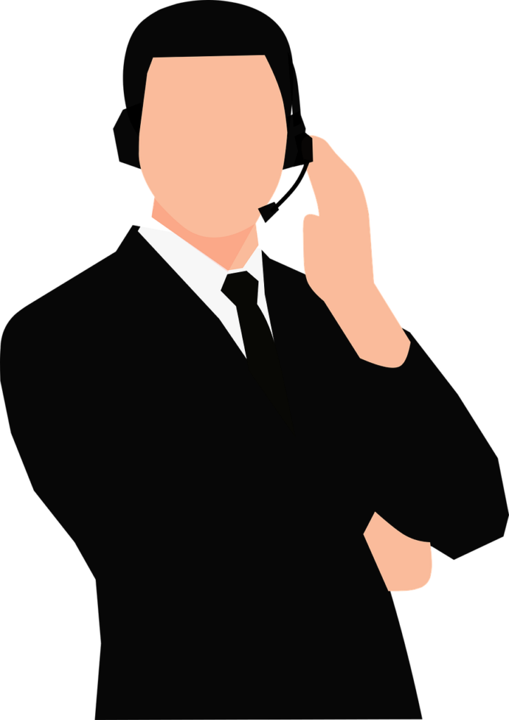Clip-art of agent in a suit